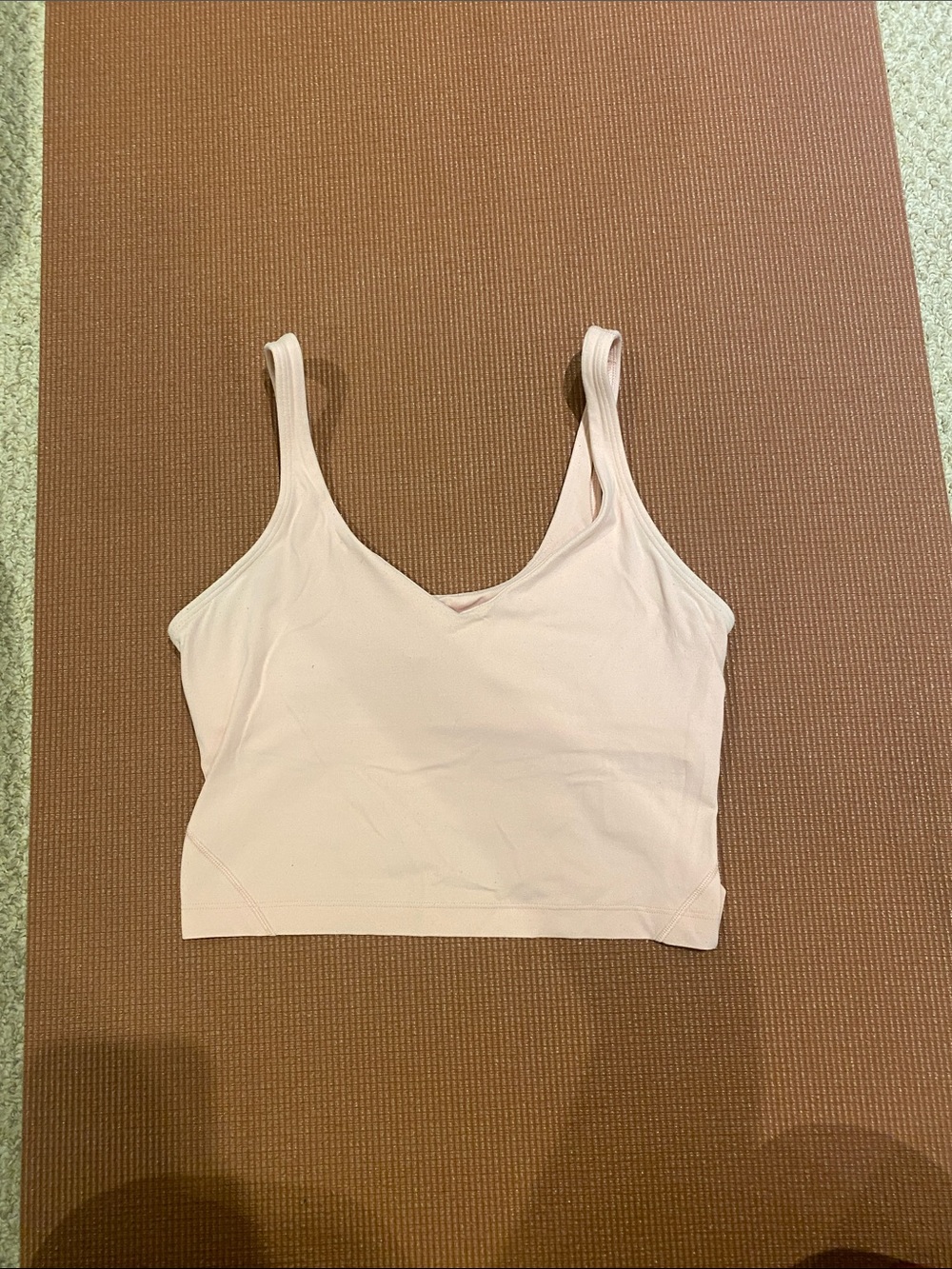 Lululemon Align Tank Light Blush Seamless Cropped Top